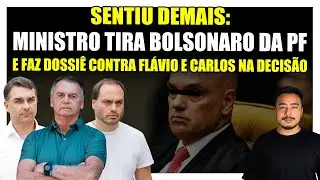 🟥 Sentiu demais: Ministro tira Bolsonaro da PF e faz dossiê contra Flávio e Carlos na decisão!