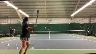 2/3/'22 USTA NTRP 4.0/3.5 women's singles set 2
