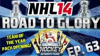 NHL 14 HUT | Road To Glory 63 &mdash; ОТКРЫТИЕ НАБОРА &laquo;КОМАНДА ГОДА&raquo;! (95 тыс. наборов!) | TacTixHD