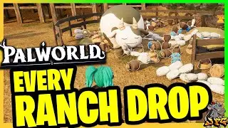 Palworld EASY PAL DROPS! Every Creature You Can Place In The Ranch ps5/xbox