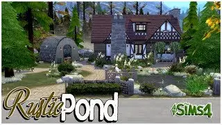 RUSTIC POND 🎣 || The Sims 4 || Speed BUILD