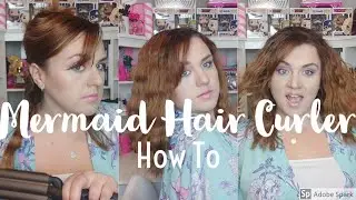 Mermaid Hair Curler| How To| Beach Waver|Wave Wand| Mermaid Wand