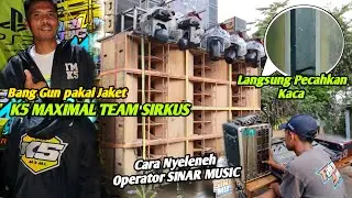 wah,,Manager Sinar Music pakai jaket Team Sirkus🤔?Cara nyeleneh opearator setting box baru The Eagle