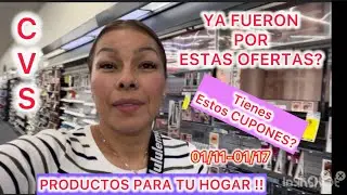 VAMOS POR ESTAS OFERTAS!! CVS✨01/11-01/17✨PRODUCTOS PARA TU HOGAR✨#cvscouponing #ofertas #couponing 