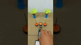 How to Switch Machine Remote Control with mini dc motor fan #youtubeshorts