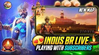 INDUS BATTLE ROYALE LIVE 😍| DIWALI SPECIAL 🪔| INDUS BR LIVE | BATTLE PASS GIVEAWAY | STRIKER ARENA