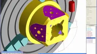 Using SmartCAM CAM Software to Program Indexible B-Axis and C-Axis Workplanes on CNC Turning Centers