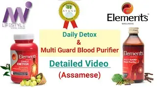 Elements Wellness Daily Detox and Multi Gard blood Purifier Training in Assamese