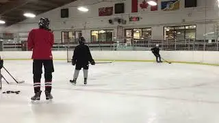 MINOR HOCKEY DRILL - Puck Retrievals W/ Progressions