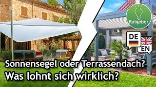 Sonnensegel oder Terrassendach: Der große Vergleich in 8 Kategorien | FAQ ☀️ Pina