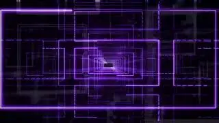 VJ LOOPS NEON PURPLE abstract background video | relaxing tunnel  loop | screensaver