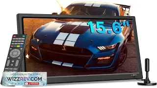 Маленький кухонный телевизор Feihe 15,6 дюйма с тюнером ATSC, HDMI, USB, AV, встроенный в стально...