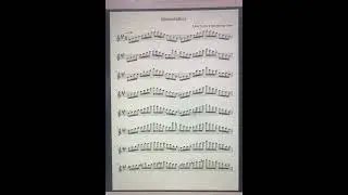 I Built the Sky & Jake Howsam Lowe - Stonewalker guitar solo part sheet music (0:59~1:20)