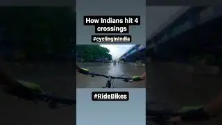 Cycling on Indian Roads. Spot the Moron #shorts #cycling #india #indianroads