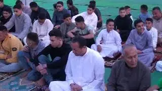 صلاه عيد الفطر المبارك في بلدنا الكوم الاخضر شبين الكوم المنوفيه