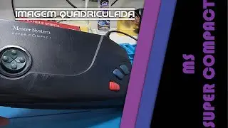 (IN&Eacute;DITO NO YOUTUBE) Master System Super Compact - Imagem Quadriculada