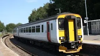 156418 and 153314 at Beccles 30/08/2016