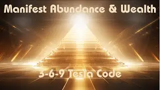 396 Hz Tesla Code Frequency | Manifest Abundance & Wealth | Deep Sleep Healing