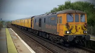GBRf 73962 & 73963 Coasts Through Normans Bay 1Q56 (Ton WY - Woking) | 31st August 2024.