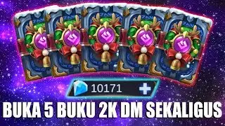 BUKA 5 BUKU 2K DM TANPA RAGU!!! KIRA2 WORTH IT GAX YA ?!? MOBILE LEGENDS SKIN VAULT