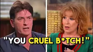Charlie Sheen vs Joy Behar: Explosive Argument Forces Live Quit on The View
