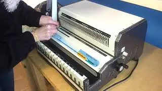How to Punch A3 Wire Binding Machine