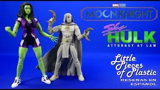 Moon Knight & She-Hulk Marvel Legends Infinity Ultron Disney+ Series Reseña Little Pieces Plastic
