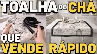 Toalha de Ch&aacute; SEM Canto Mitrado MUITO F&Aacute;CIL para INICIANTE - Costura Criativa que VENDE