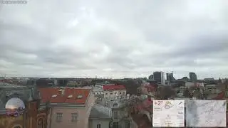Cloudy day with hints of blue skies in Tallinn - Time lapse - 2025-03-02
