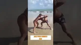 JULLY POCA SUBMITS MAN 🤯