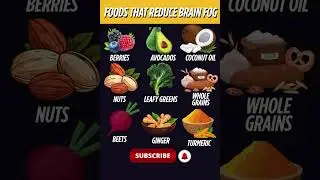 Foods That Reduce Brain Fog and Boost Mental Clarity #shorts