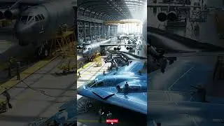 Precision maintenance on stealth bombers and B-52s! #shorts #bomber #stealth #trendingnow #mustwatch