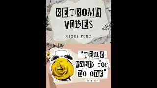 Retroma Vibes Font | Ransom Note Font