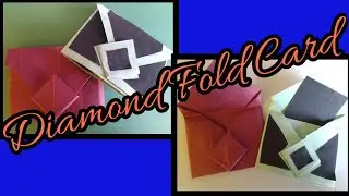 💖 Diamond Fold Card 💖 by MS crafts and games lovers 💖