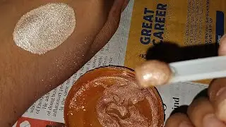 Shinning base/ liquid highlighter/strobe cream/ Dewy primer making 💥. #glow