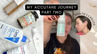 My Accutane Journey - Month One Update! *Dry Skin Product Recommendations, Supplements*
