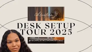 2025 Desk Setup Tour ✨ Work From Home Cozy & Productive Space