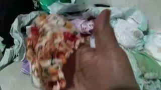 Reaproveitando fralda que rasga na lateral