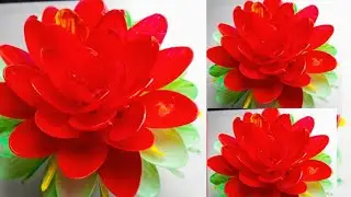 How Do You Make Spoon Flower/Diy Spoon flower craft/#madelotus#pantingmrskamal
