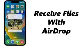 How To Turn ON Airdrop To Receive Files On iPhone