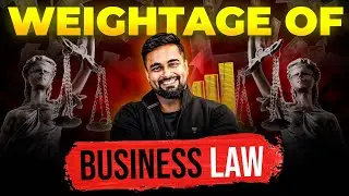 Weightage of Business Law | CA Foundation | CA CS Shantam Gupta