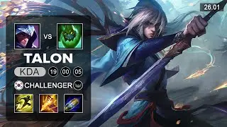 Talon vs Zac Jungle - KR Challenger - Patch 26.1 Season 16