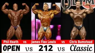 Phil Heath(2013) vs Flex Lewis(2018) vs Chris Bumstead(2020)