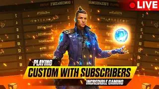 FREE FIRE LIVE CUSTOM ROOM | FF LIVE GIVEAWAY ? 🗿 ❤️ #freefire #fflive #freefire
