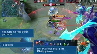KARINA TOP 1 PHILIPPINES 🇵🇭 | PRANK | CRITICAL DAMAGE | FIRST VIDEO