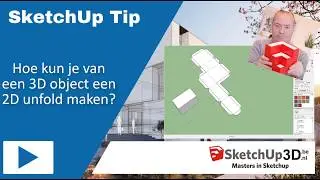 🏷️Hoe kun je van een 3D object een 2D unfold maken?💎 #Tip #294