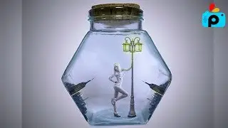 PicsArt Editing Tutorial - Girl Inside Bottle
