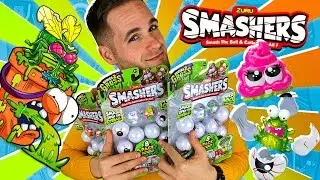 Smashers Series 2 Gross UNBOXING 3x 8 PACK 24 SMASHERS | Mega UNBOXING Smashers en Pe Toys