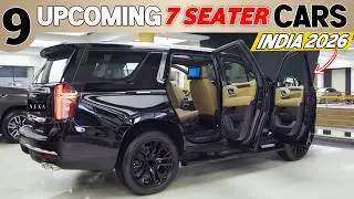 2026 Middle Class Family के लिए है ये 9 Upcoming 7 SEATER Cars in India|| Now wait is over.