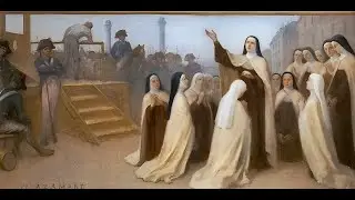 LAS MÁRTIRES CARMELITAS DE COMPIÈGNE QUE FUERON GUILLOTINADAS EN PARÍS EL 17 DE JULIO DE 1794